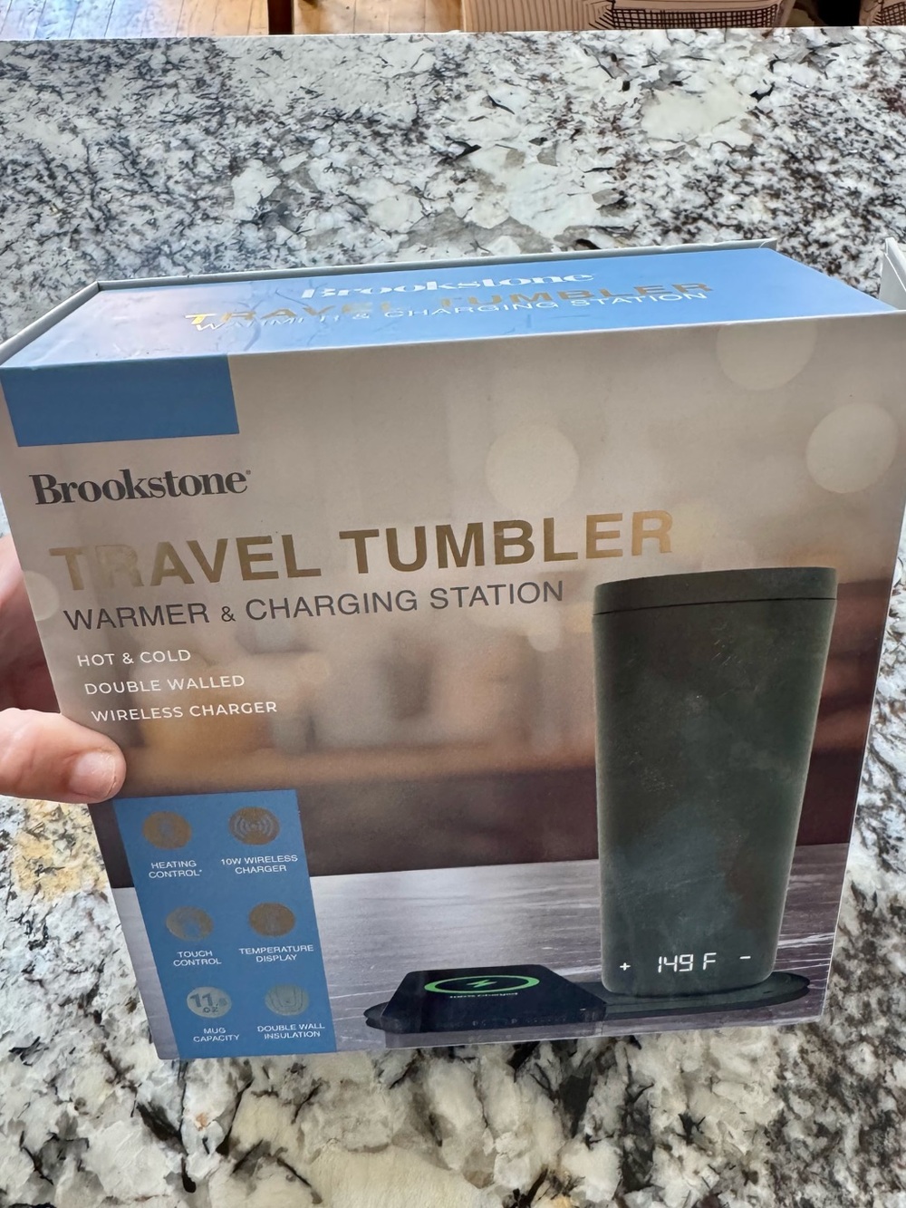 Brookstone Travel Tumbler Warmer & Charging Station - Picture 3 of 9